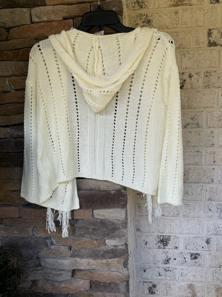 For All Seasons by Paper Crane Hoodie Cardigan-Size Small - Picture 6 of 6